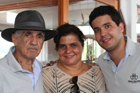 MINI-Wilson Carvalho, Viviany e Paulo W. Maia (Família reunida na Expo. Brasileira 2012)